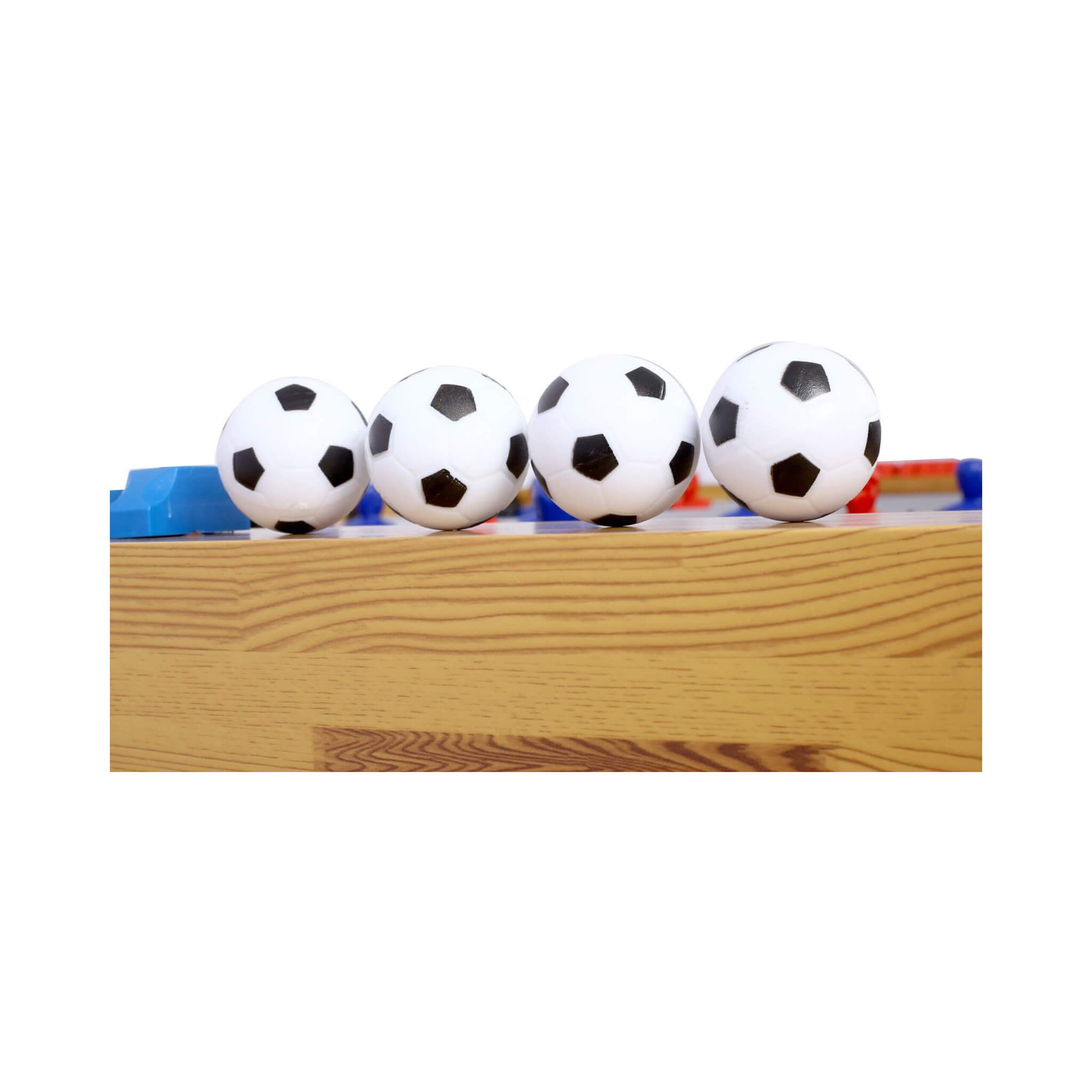 Mesa de futbolín de cerezo huracán de 54 pulgadas con accesorios (SAK38651)