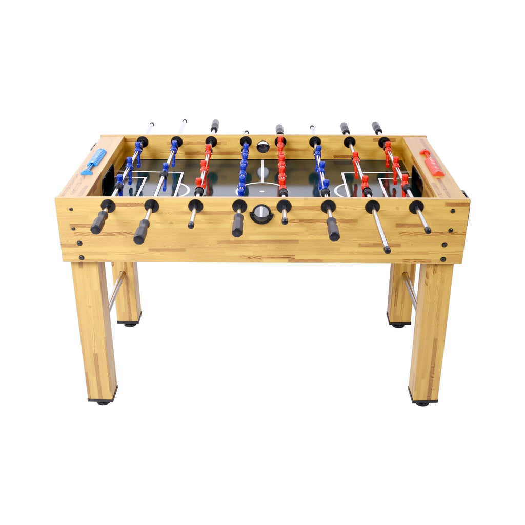 Mesa de futbolín de cerezo huracán de 54 pulgadas con accesorios (SAK38651)