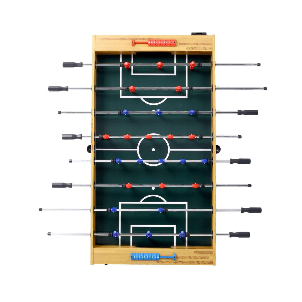 Mesa de futbolín de cerezo huracán de 54 pulgadas con accesorios (SAK38651)