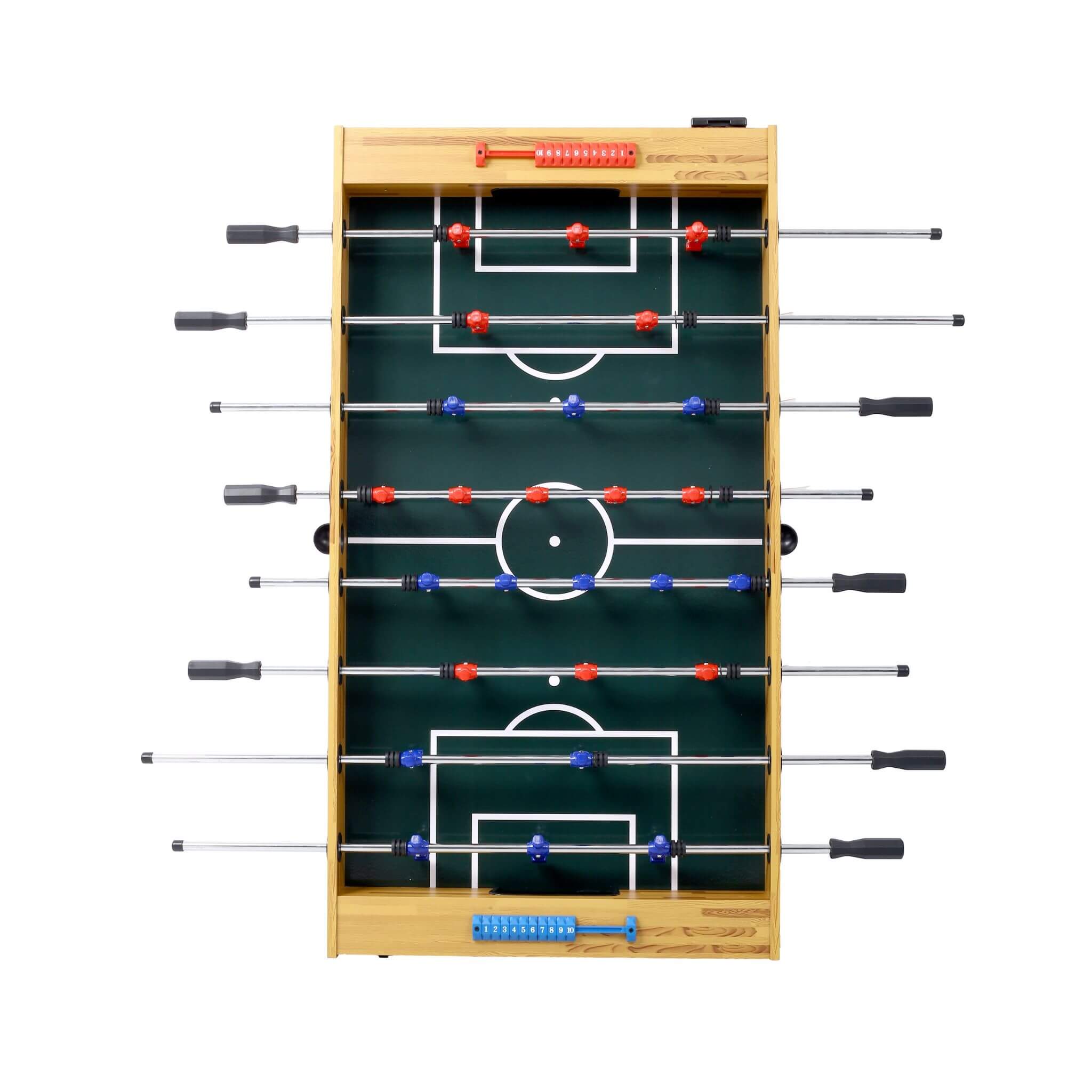 Mesa de futbolín de cerezo huracán de 54 pulgadas con accesorios (SAK38651)
