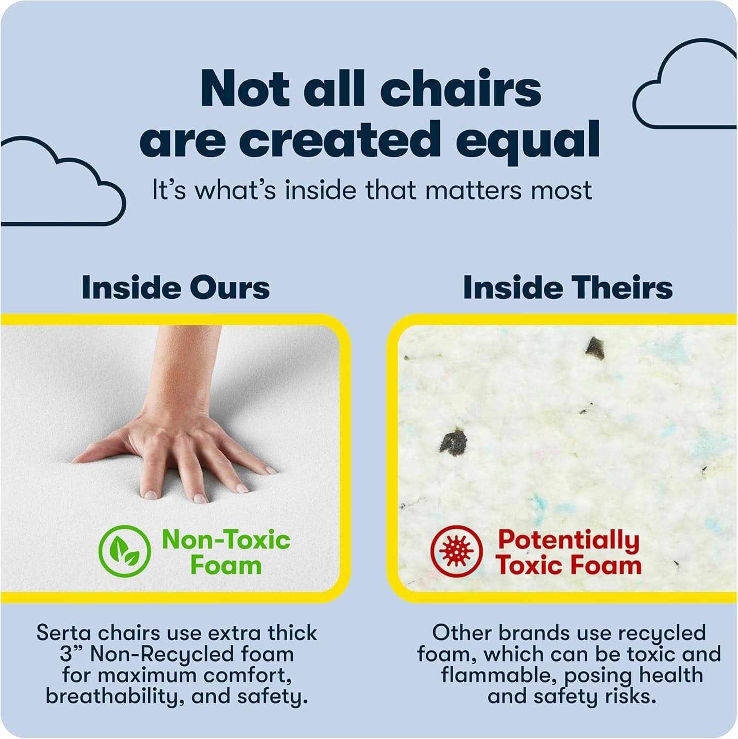 Sillón de Oficina Ejecutivo Grande y Alto con Tecnología Air