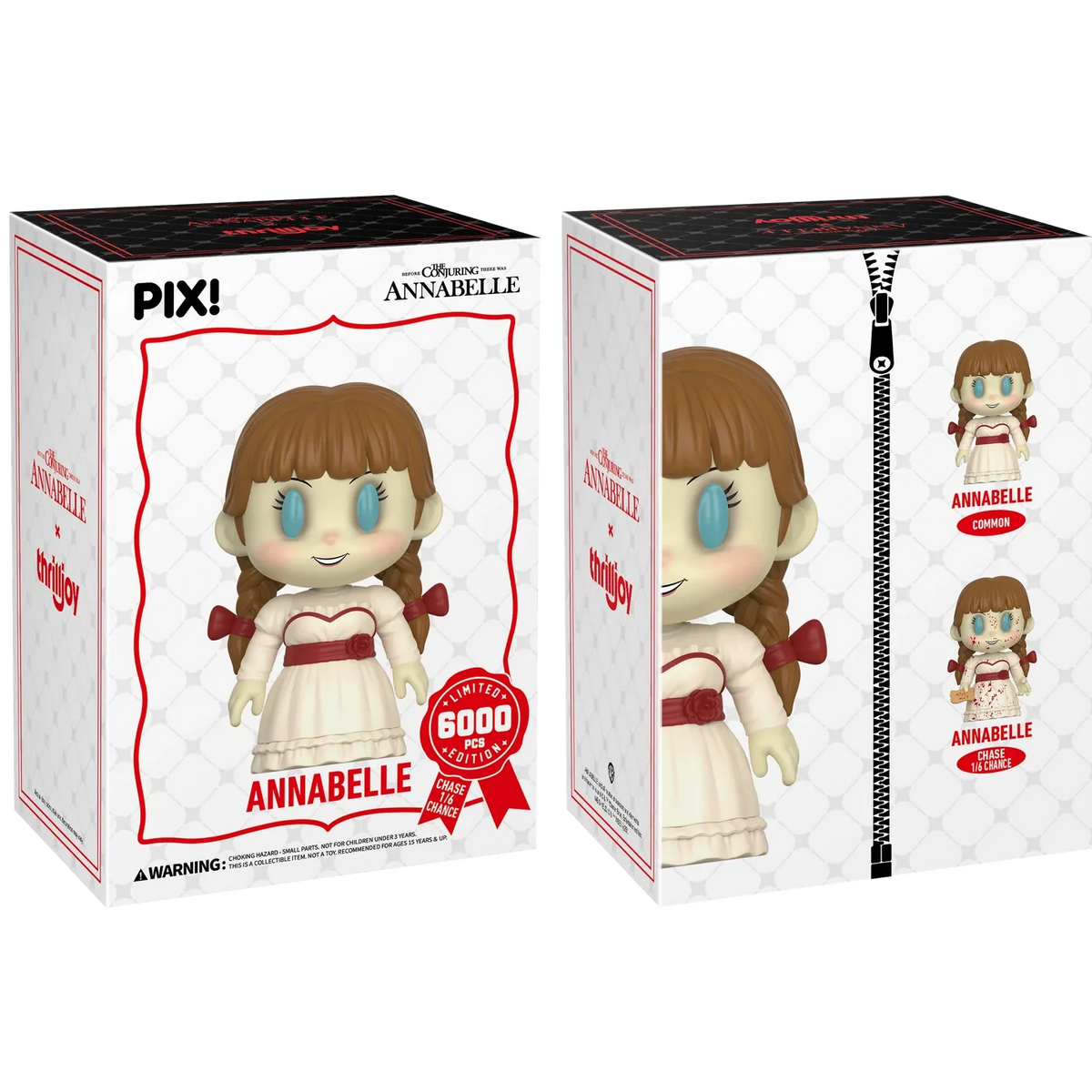 [Thrilljoy] The Conjuring - Annabelle LE6000 PIX Vinyl Figure (1 in 6 Chance at Chase)