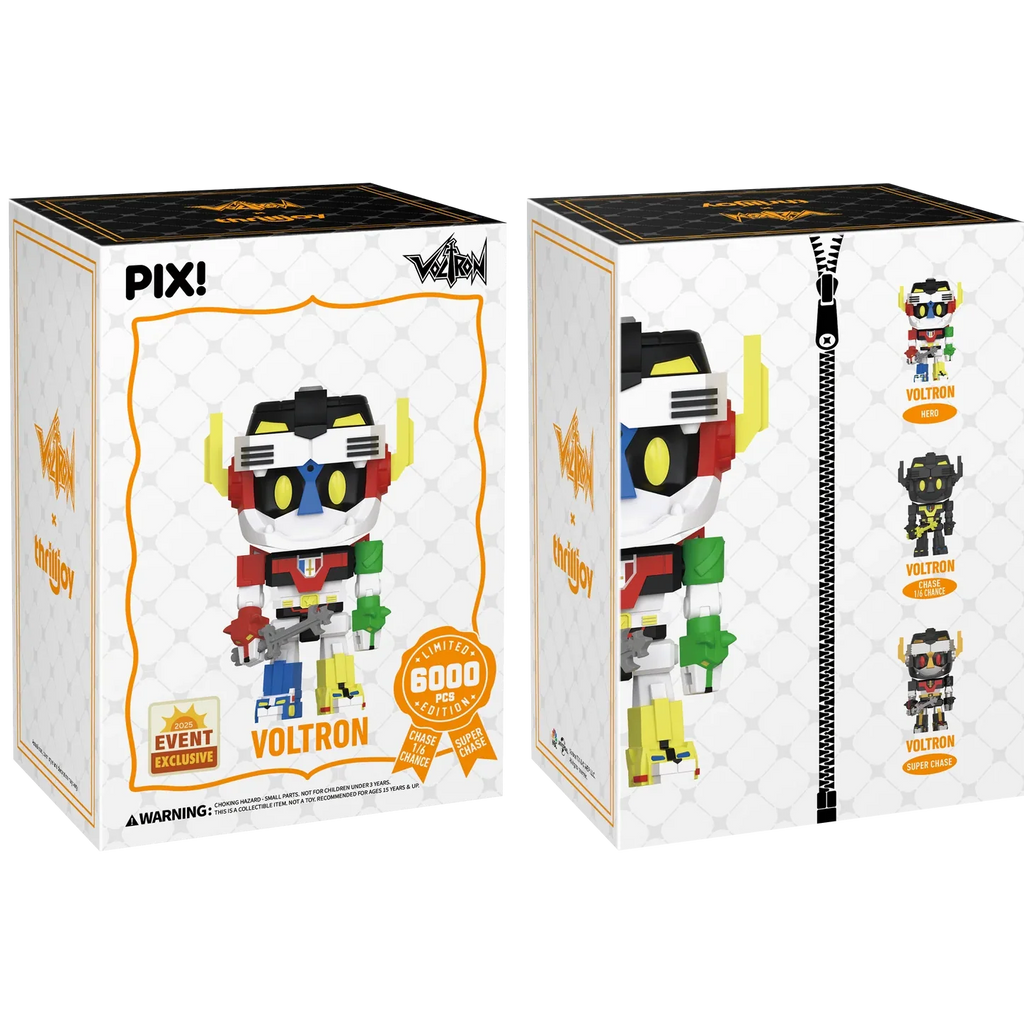 [Thrilljoy] [EXCLUSIVE] Voltron Defender of the Universe - Voltron LE6000 PIX Vinyl Figure (1 in 6 Chance at Chase)