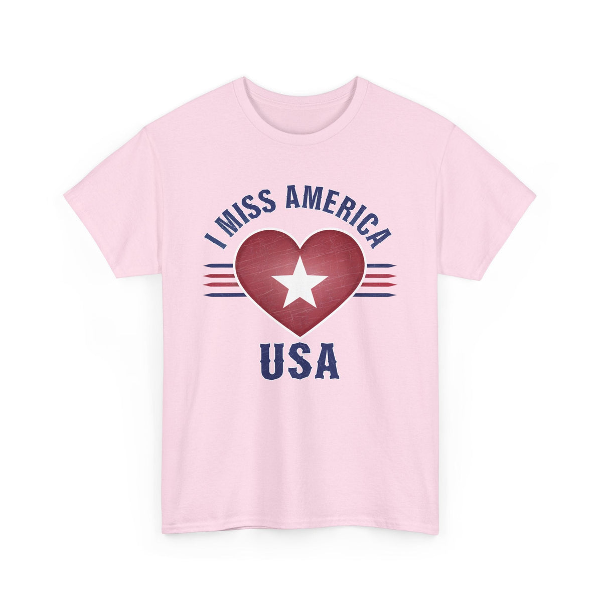 "I Miss America" Heart Unisex Heavy Cotton Tee
