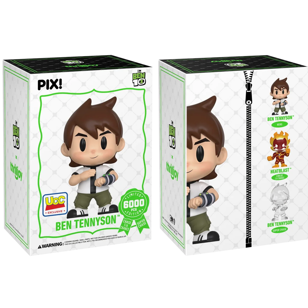 [Thrilljoy] [EXCLUSIVE] BEN 10 - Ben Tennyson LE6000 PIX Vinyl Figure (1 in 6 Chance at Chase)