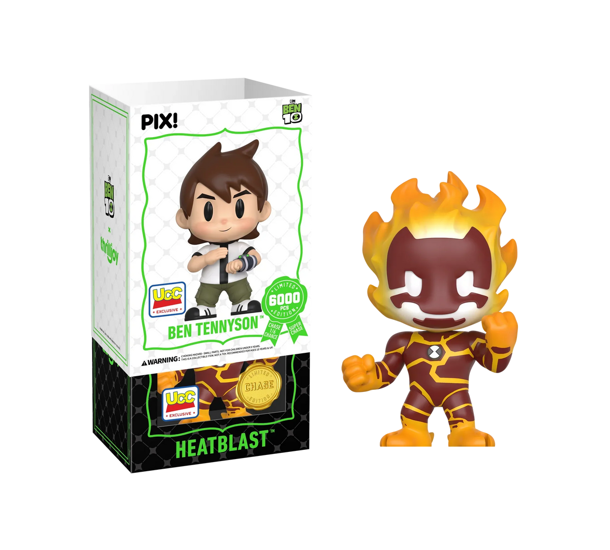 [Thrilljoy] [EXCLUSIVE] BEN 10 - Ben Tennyson LE6000 PIX Vinyl Figure (1 in 6 Chance at Chase)