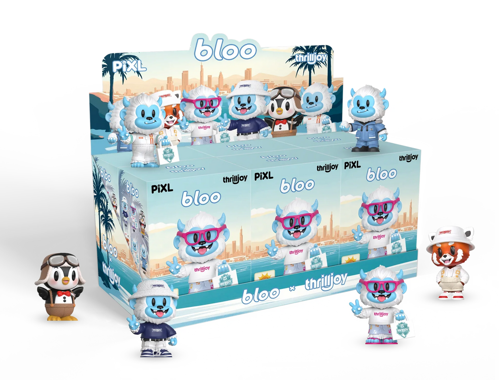 [Thrilljoy] BLOO-niverse PIXL Blind Box Vinyl (Chance at 1 of 300 hyper-rare “chase” pieces will be redeemable for a special 12” MEGA PIX!)