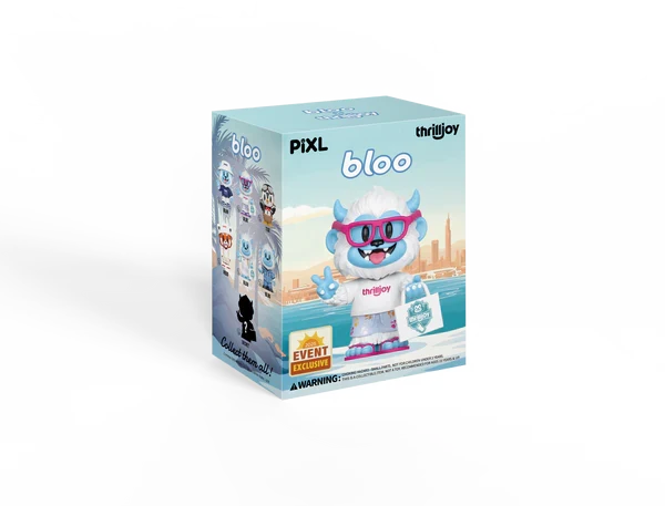 [Thrilljoy] BLOO-niverse PIXL Blind Box Vinyl (Chance at 1 of 300 hyper-rare “chase” pieces will be redeemable for a special 12” MEGA PIX!)