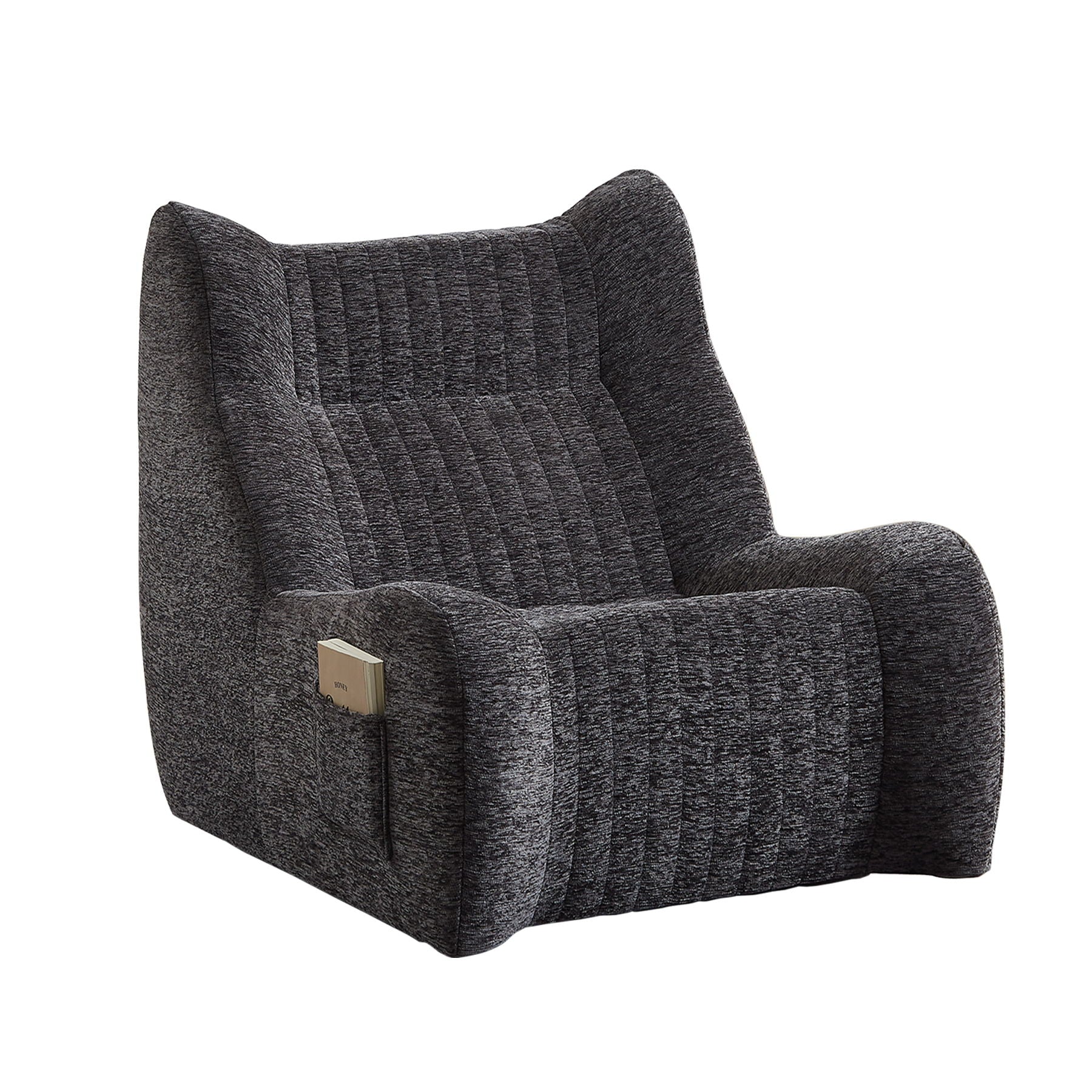 Bean Bag Chair, Lazy Floor Sofa Couch - Gray