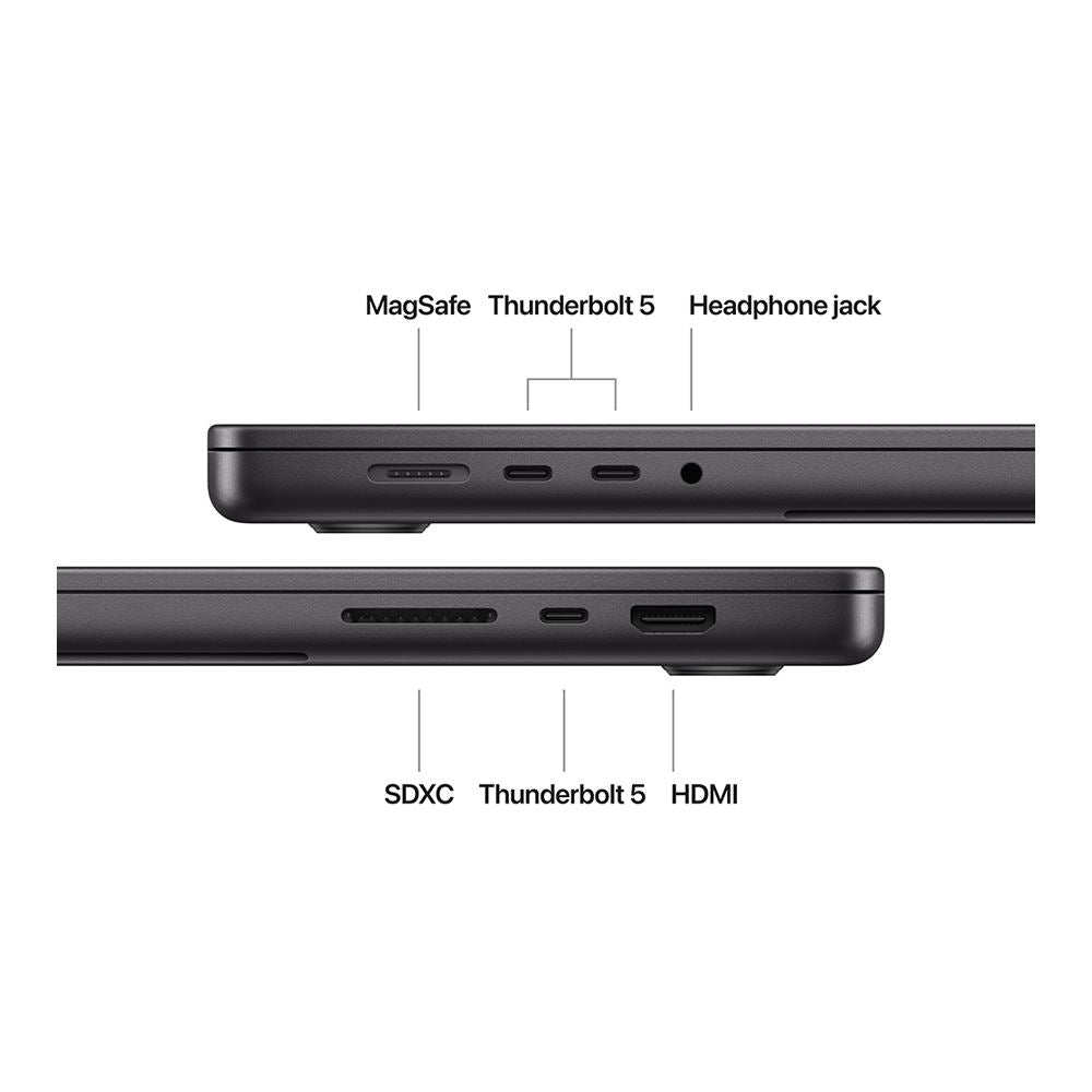 Apple MacBook Pro 16 pulgadas M4 Pro 14 núcleos 48 GB RAM 1 TB SSD Negro Espacial Finales de 2024 Z1FT000CE