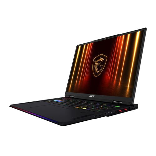 Portátil para videojuegos MSI Raider 18 HX AI 18" QHD+ RTX 5090 Ultra 9 285HX 64GB 2TB