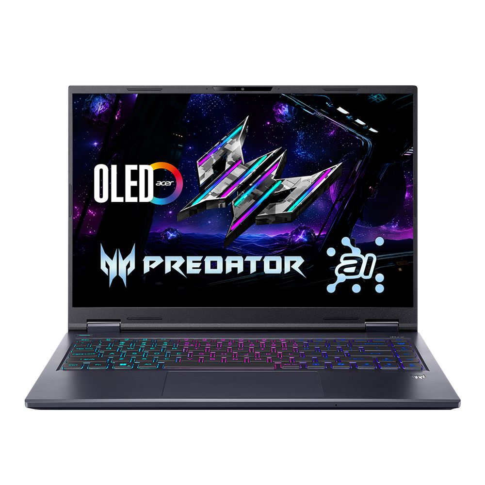 Portátil para juegos Acer Predator Triton 14 AI Copilot+ PC PT14-52T-985W OLED de 14.5" - Negro carbón