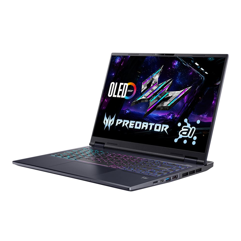 Portátil para juegos Acer Predator Triton 14 AI Copilot+ PC PT14-52T-985W OLED de 14.5" - Negro carbón