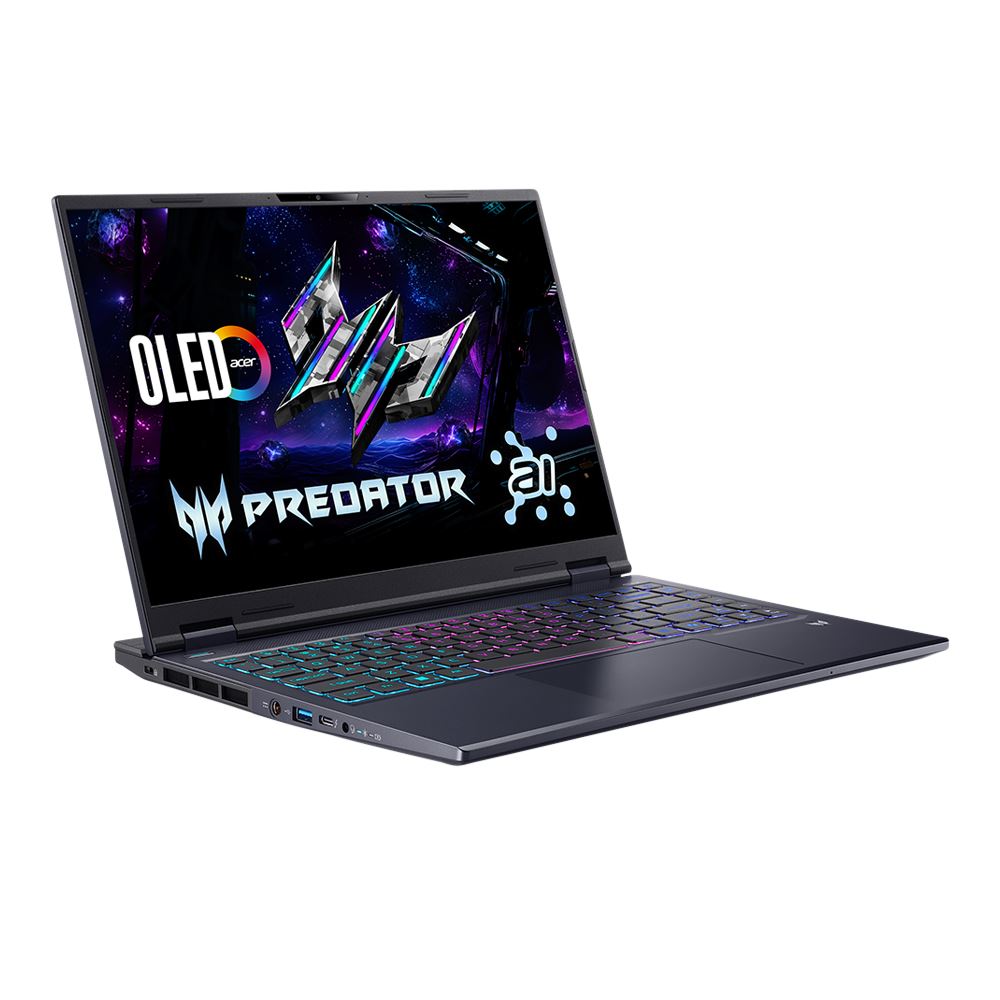 Portátil para juegos Acer Predator Triton 14 AI Copilot+ PC PT14-52T-985W OLED de 14.5" - Negro carbón