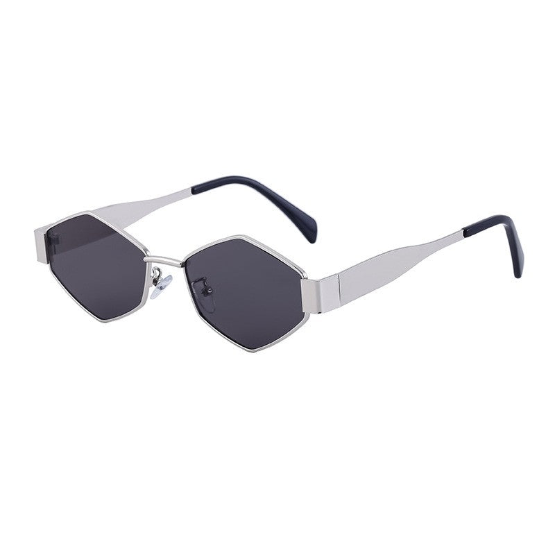 Irregular Metal Sunglasses For Women's Fashion