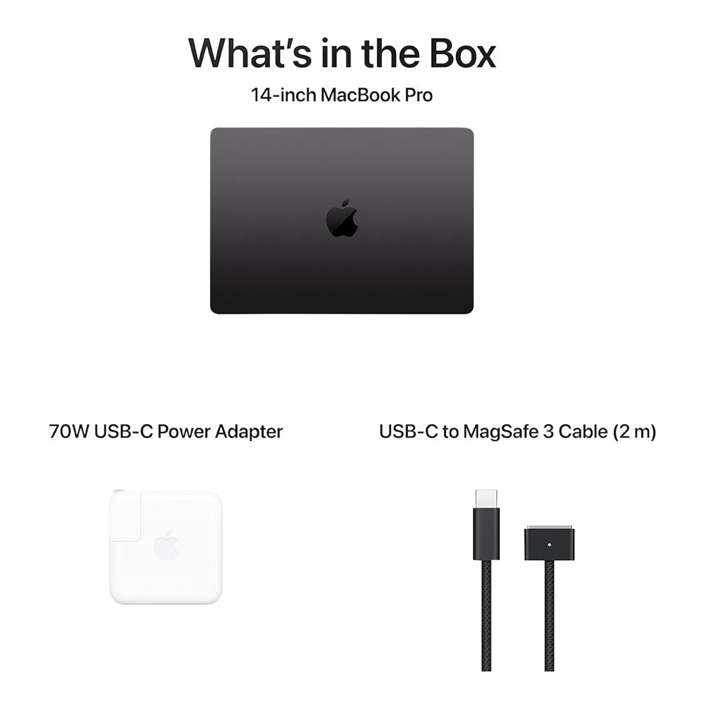 Apple MacBook Pro 14" M5 Pro 15 núcleos 24 GB RAM 2 TB SSD Negro Espacial Portátil 2026
