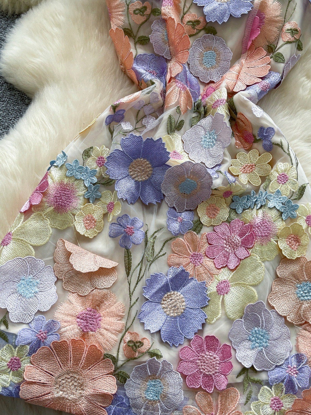 Floral Tie Waist Mini Dress
