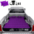 Colchón de aire morado para camioneta de tamaño completo de 5.5 a 6.5 pies