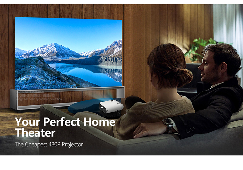 Proyector inteligente portátil Lumixia Full HD 1080p | Proyección inalámbrica WiFi de la misma pantalla | Compatible con iOS, Android, laptops y consolas de juegos