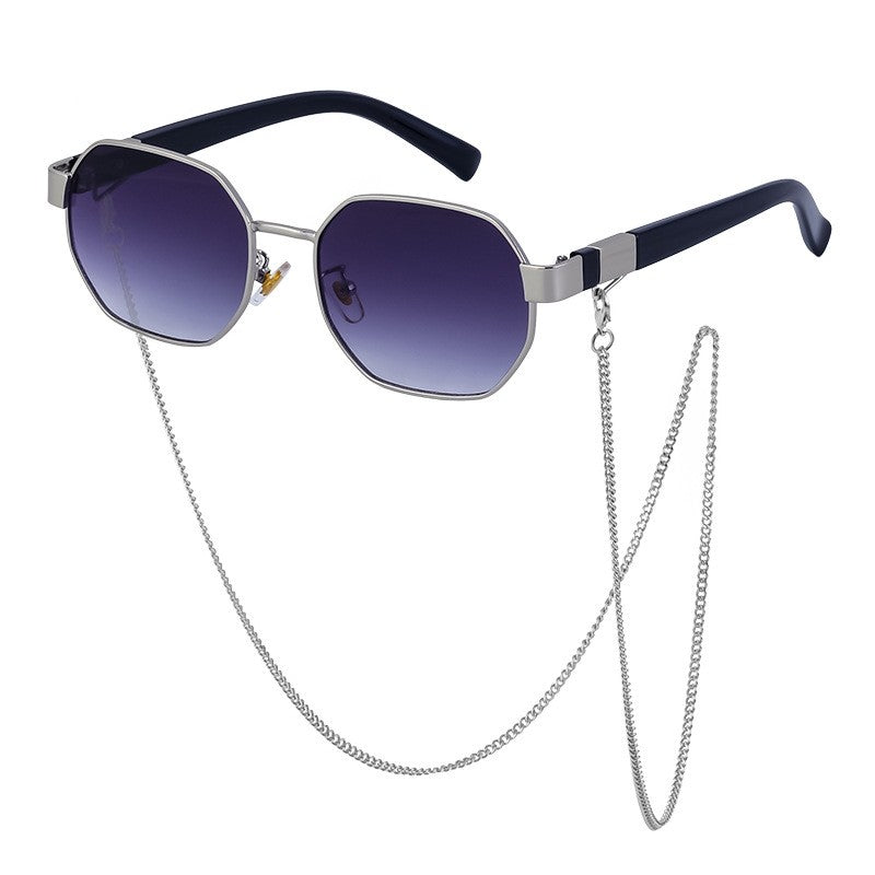 Polygon Chain Sunglasses For Women's Fashion