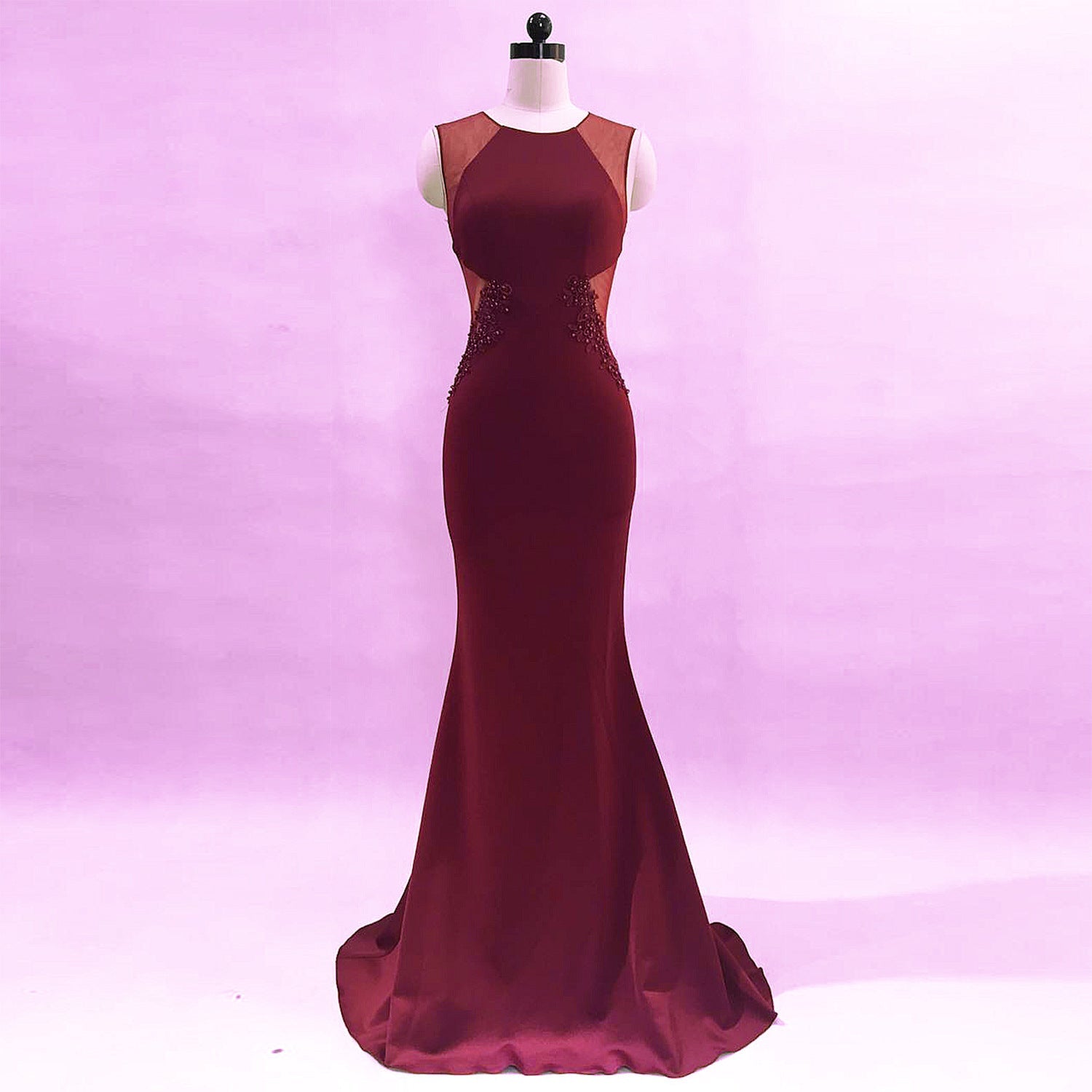 Vestido de noche para mujer, cóctel, anfitrión, ajustado, elegante, cinco colores, vestido de fiesta, vestido maxi