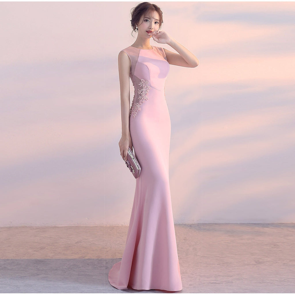 Vestido de noche para mujer, cóctel, anfitrión, ajustado, elegante, cinco colores, vestido de fiesta, vestido maxi