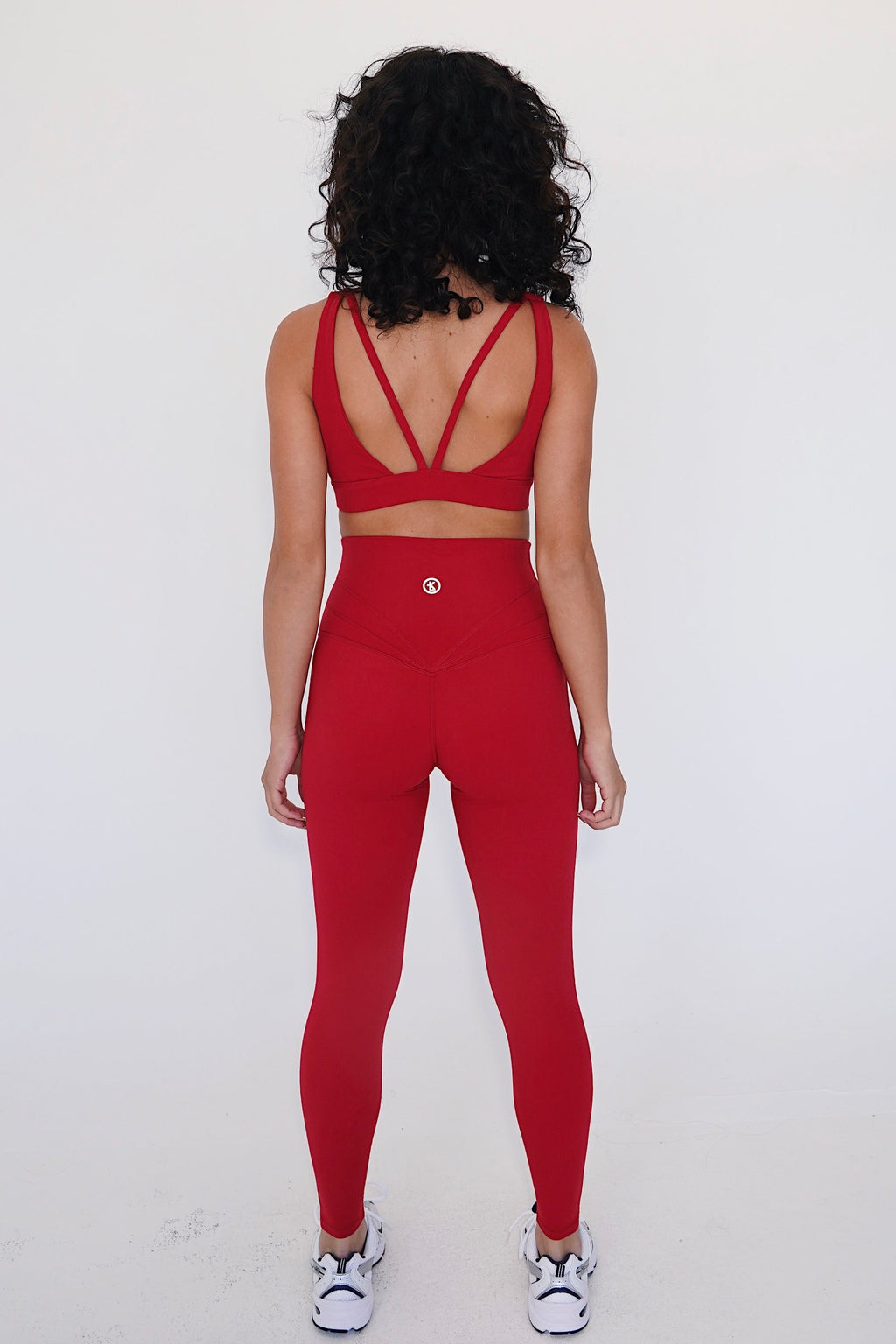 Soy un Sujetador Deportivo Rojo de Secado Rápido, Bellamente Radiante