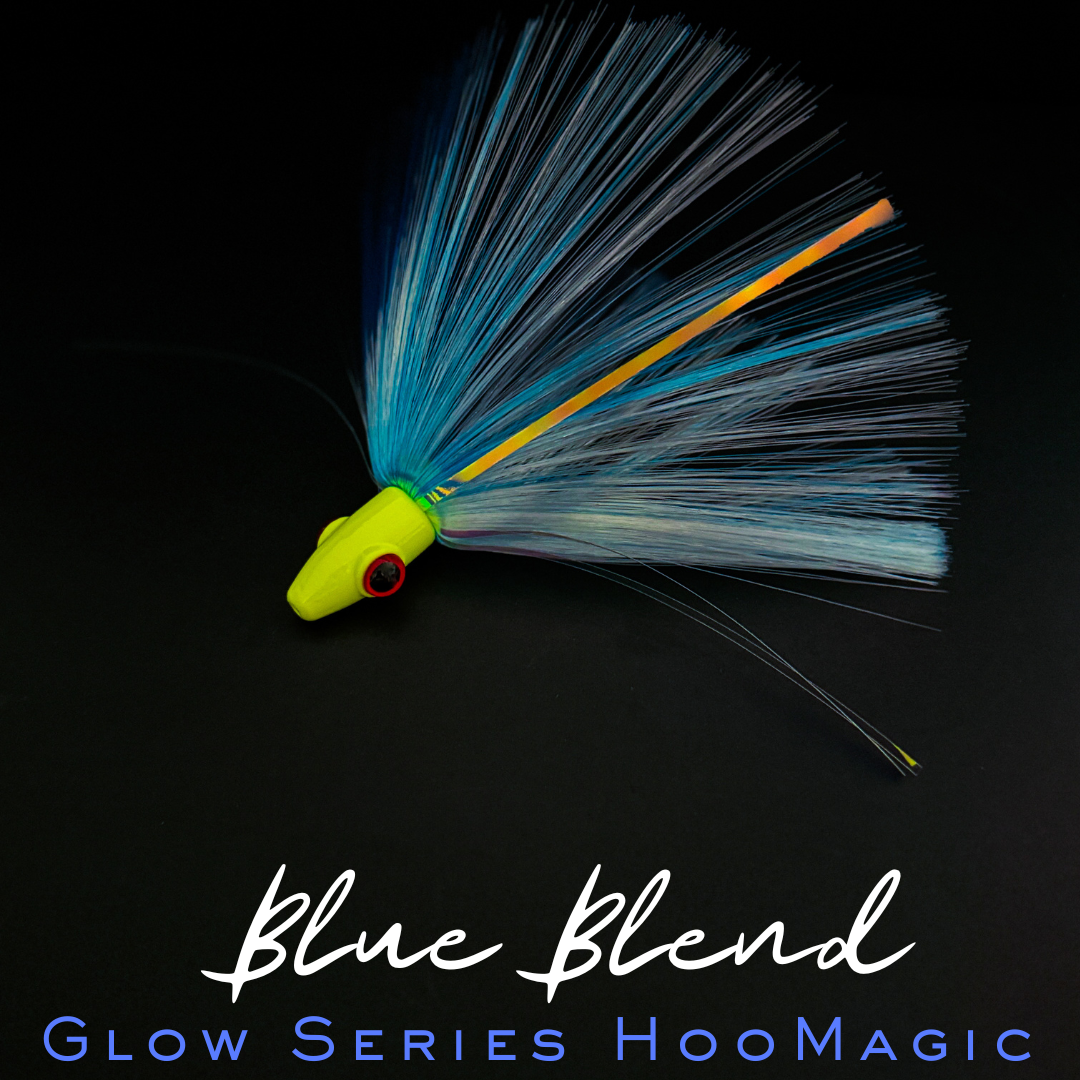 Señuelos de curricán Magictail HooMagic Glow Series