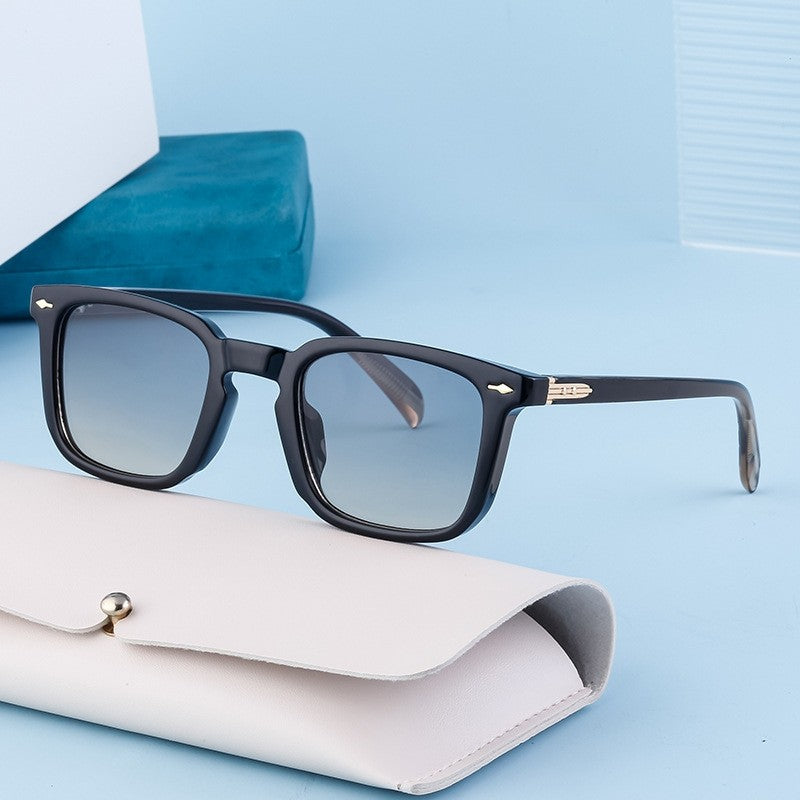 Retro Square Sunglasses For Men Outdoor