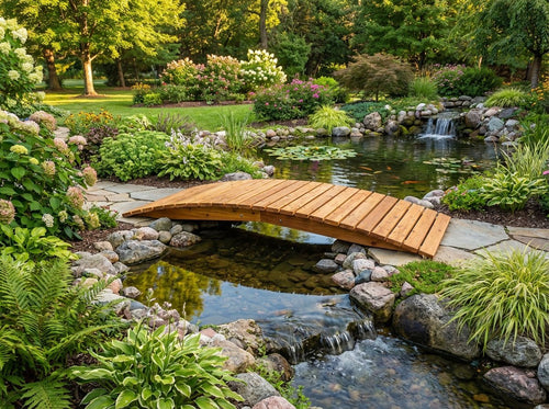 8 ft bridge with no railling