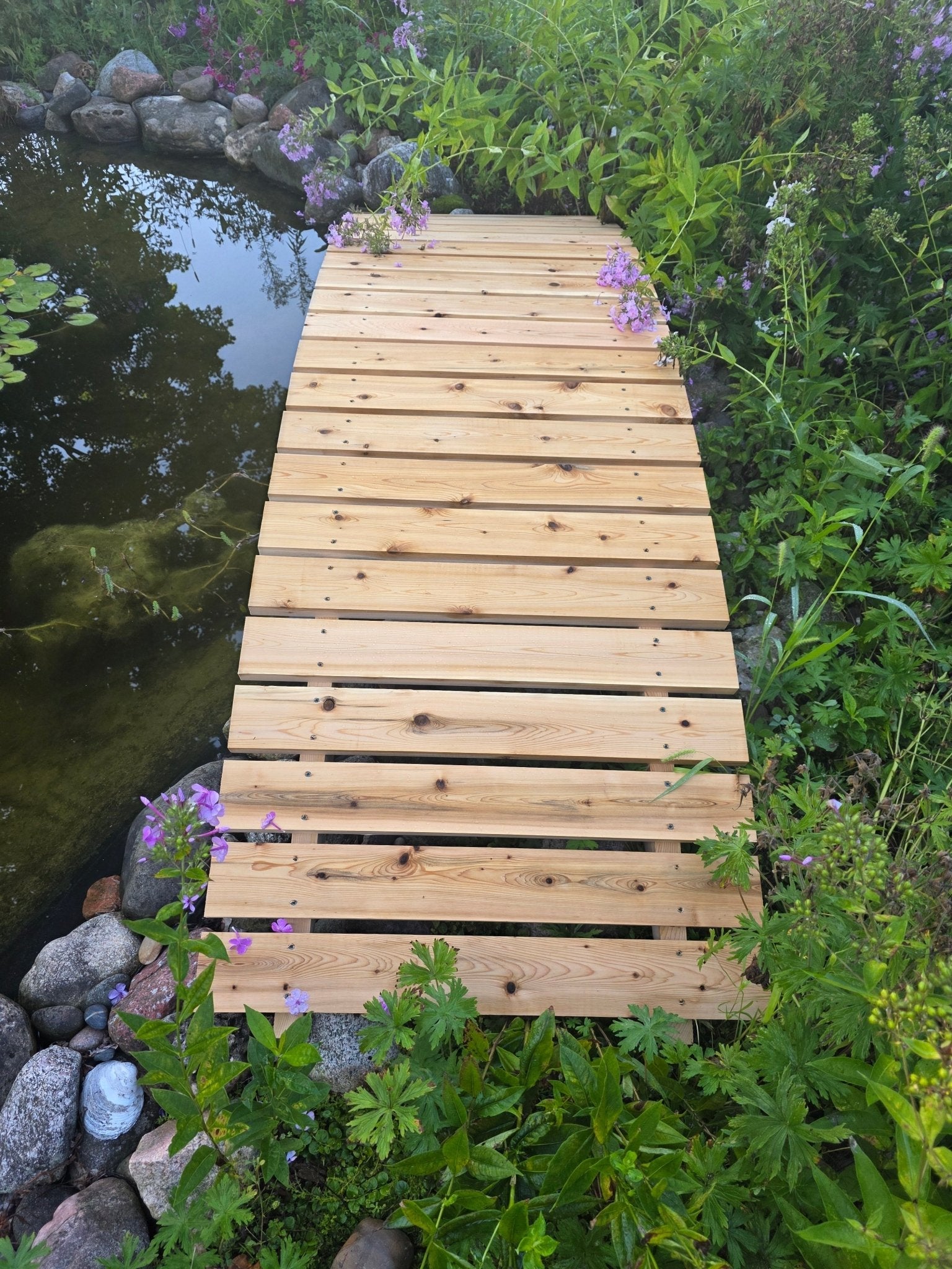puente de 8 pies sin barandilla