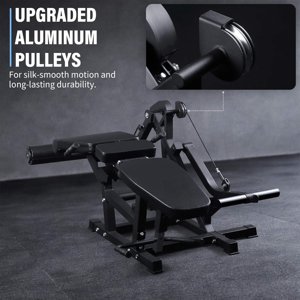 Máquina Rovix 800LBS ajustable para extensión y flexión de piernas (SAK70528)