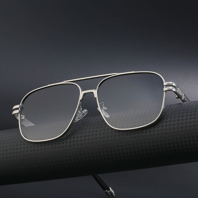 Retro Double Beam Sunglasses For Men