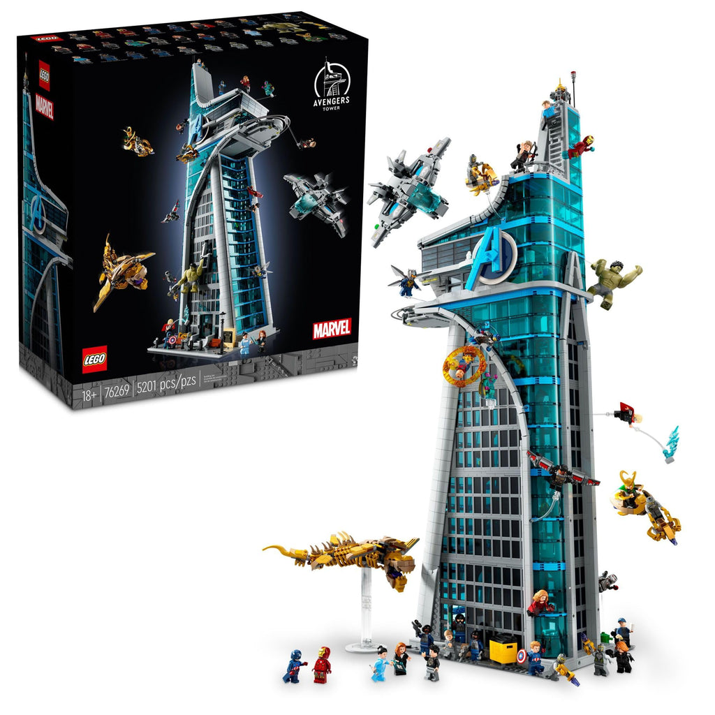 Epic Marvel Avengers Tower LEGO Set