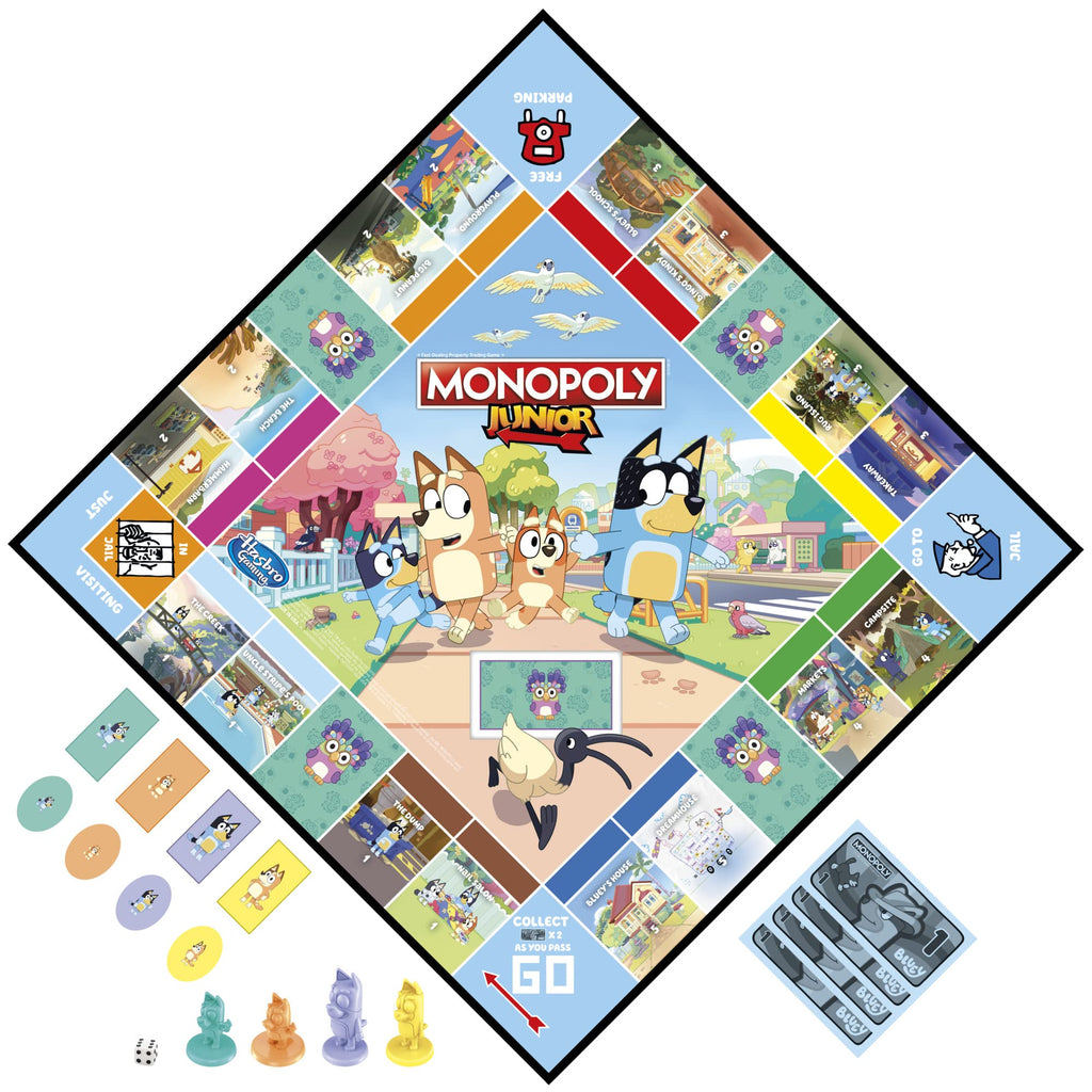 Bluey Monopoly Junior Board Game - Special Edition