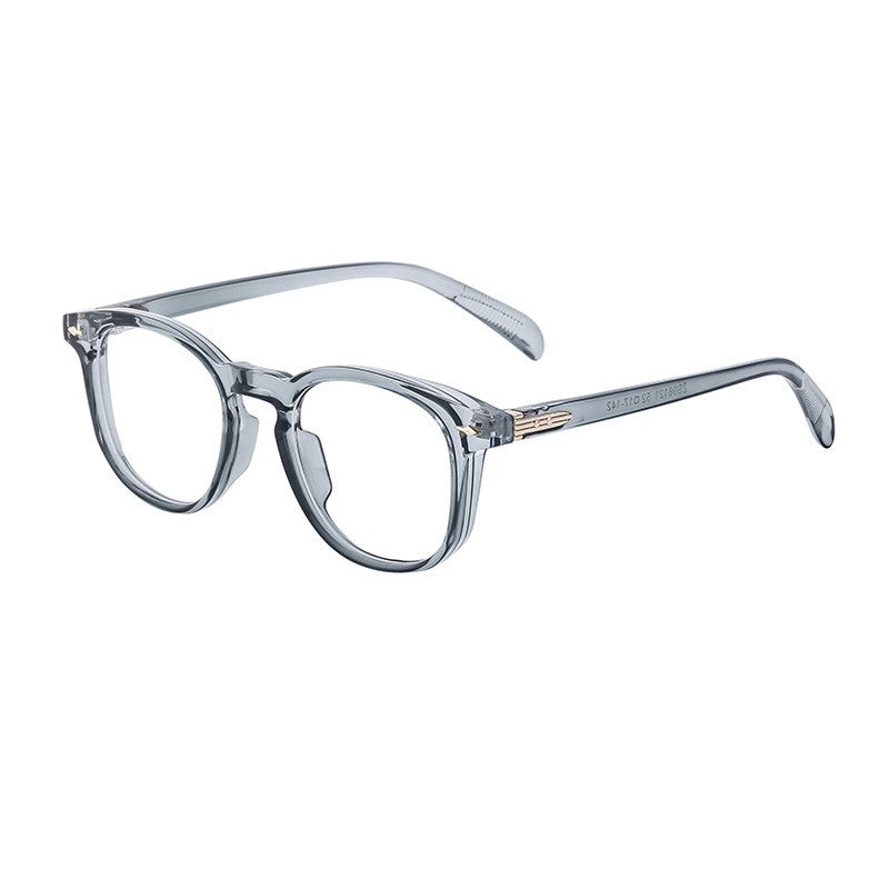 Men's Fashion Round Frame Square Lens Glasses