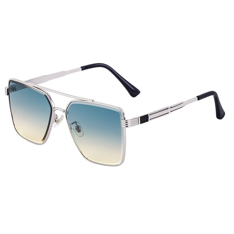 Men's Outdoor Fashion Metal Square Sunglasses