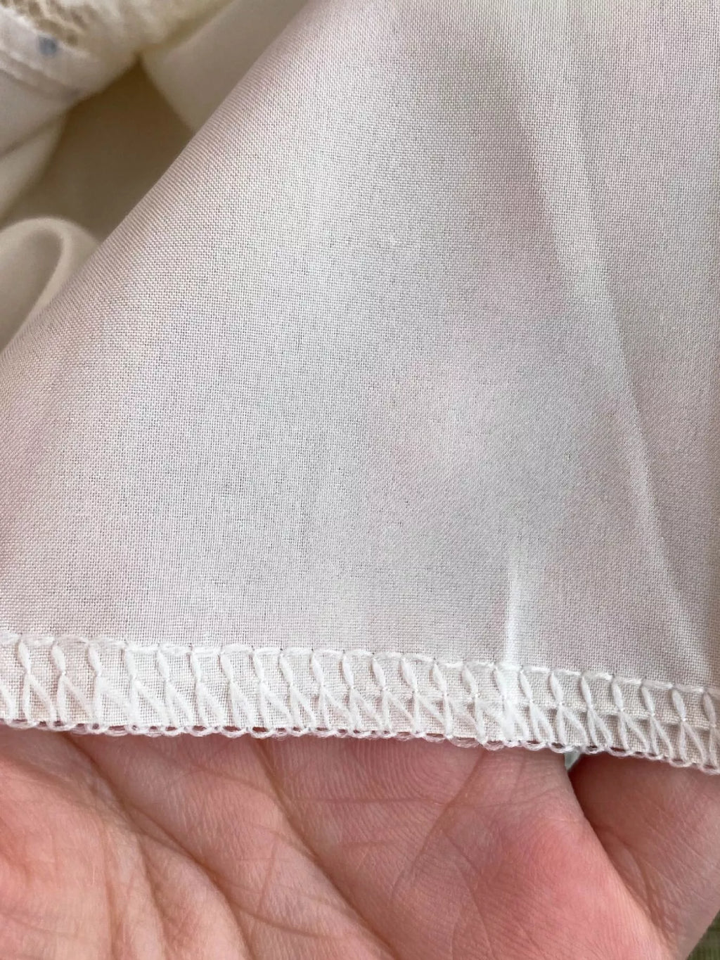 A-Linien-Kleid mit Spitzenborte und Patchwork-Muster