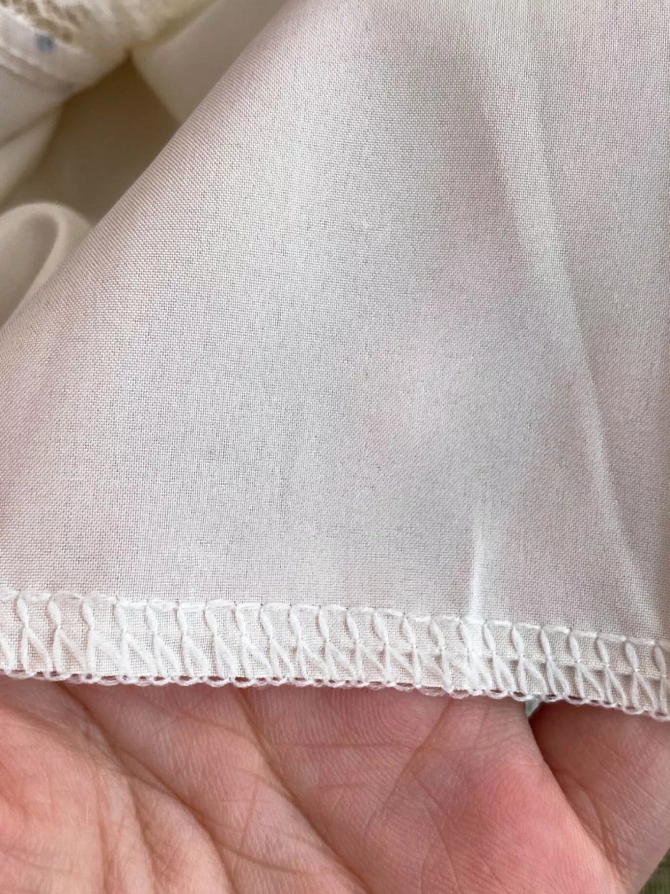 A-Linien-Kleid mit Spitzenborte und Patchwork-Muster
