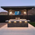 KoKoMo Big Island Sports Bar Cocina de Exterior con Parrilla – 2 televisores de 55" + barbacoa integrada