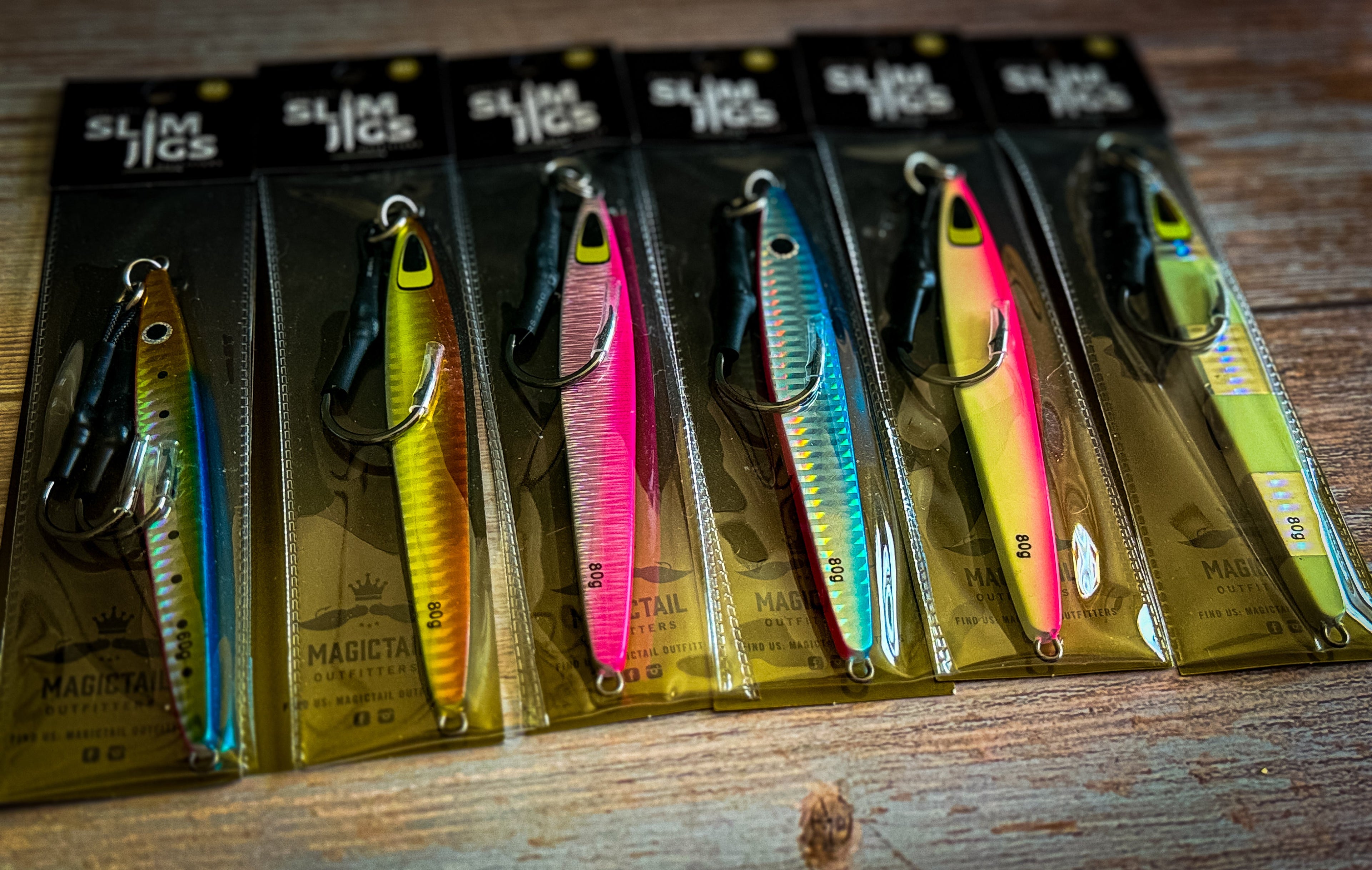 Plantillas verticales Magictail Slim Jig