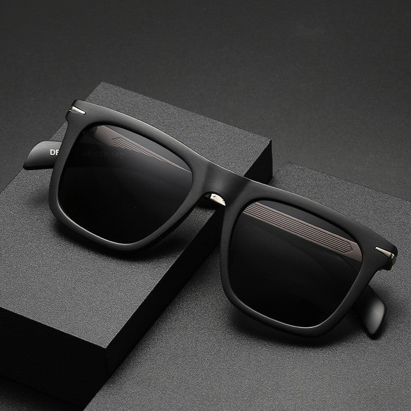 Men's Retro Square Polarized Sunglasses