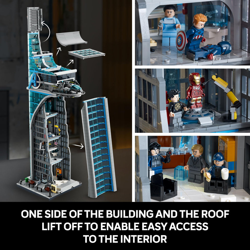 Epic Marvel Avengers Tower LEGO Set