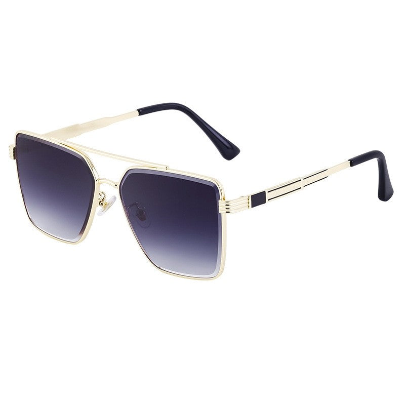 Men's Outdoor Fashion Metal Square Sunglasses