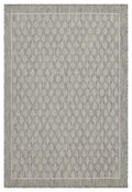 Sunshine - 5'3" X 7'3" Indoor, Outdoor Polypropylene Area Rug - Silver