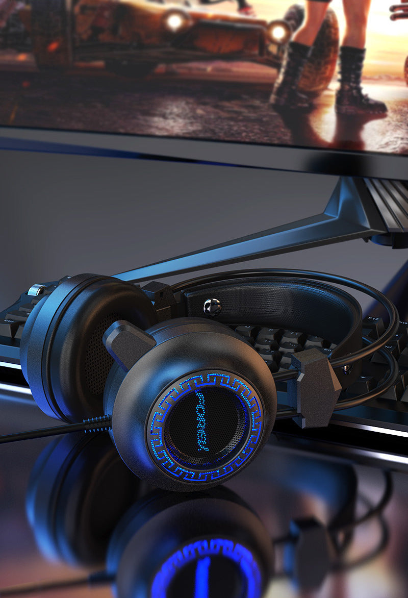 Auriculares USB para ordenador, auriculares con cable para juegos
