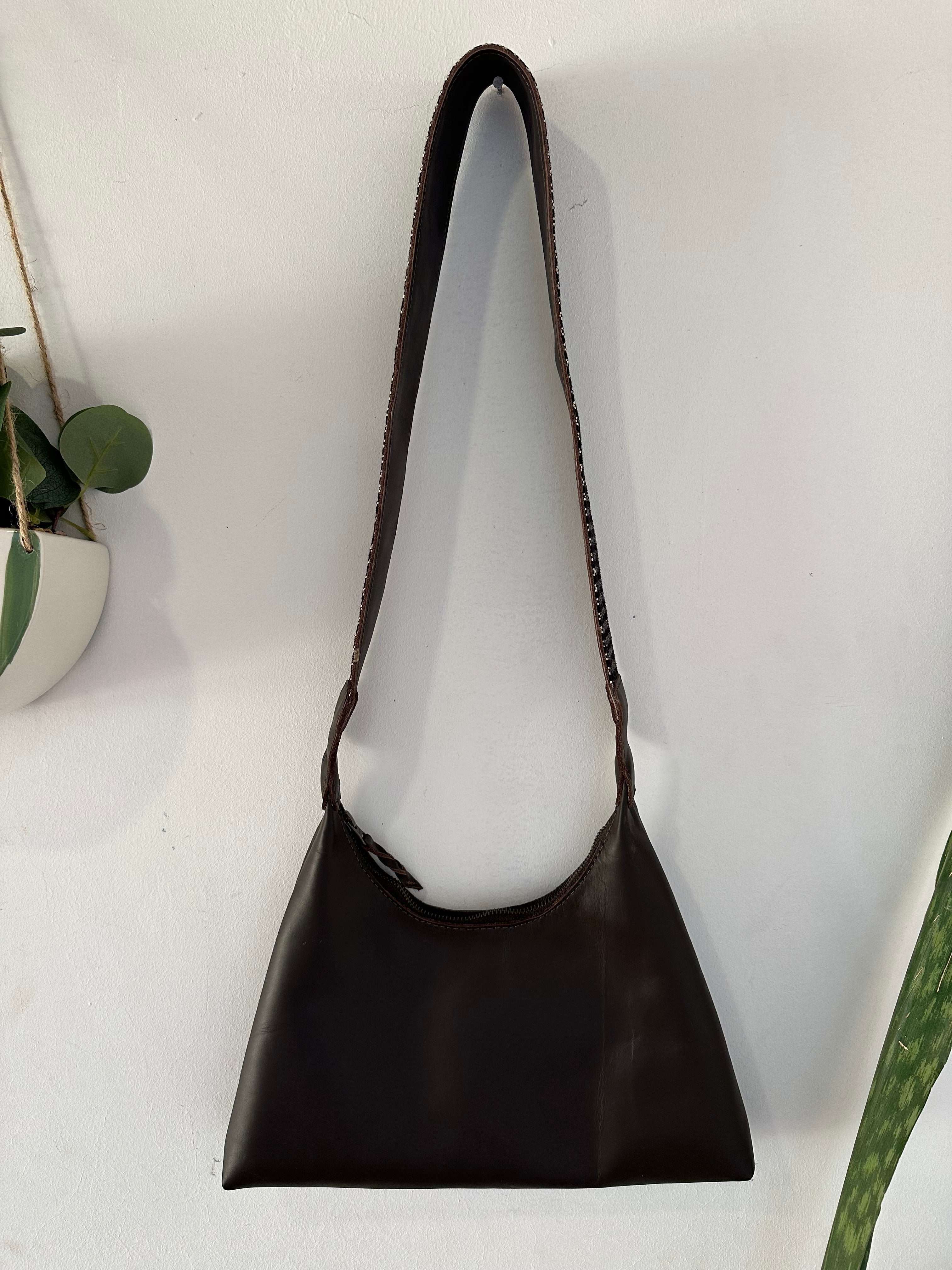 Rango Purse - Black and Black Hair on Hide