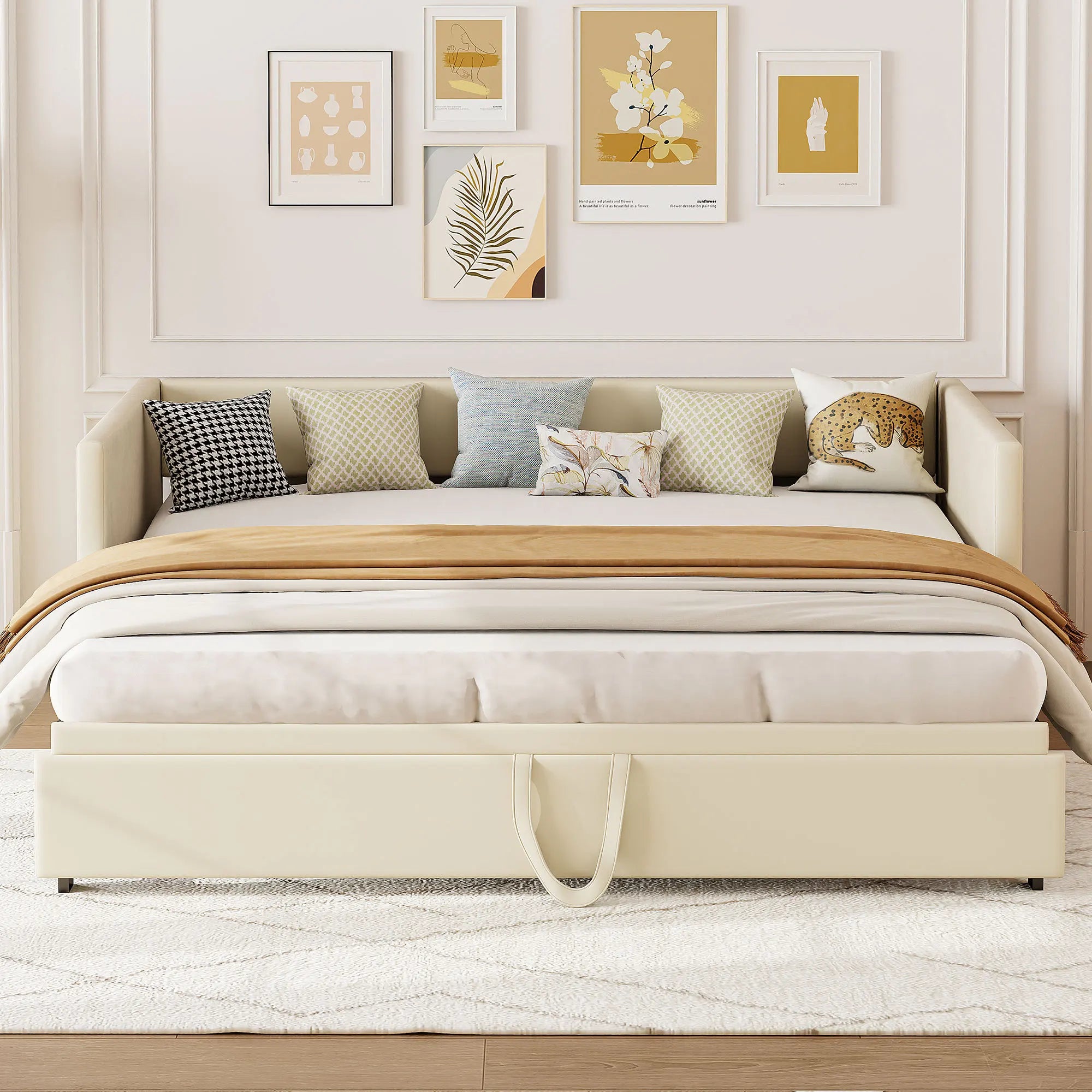 Sofá plegable Rosahqnda, 90/180*200 cm, sofá cama extraíble, sofá, cama tapizada, con somier de láminas, cama multifunción, tejido de terciopelo