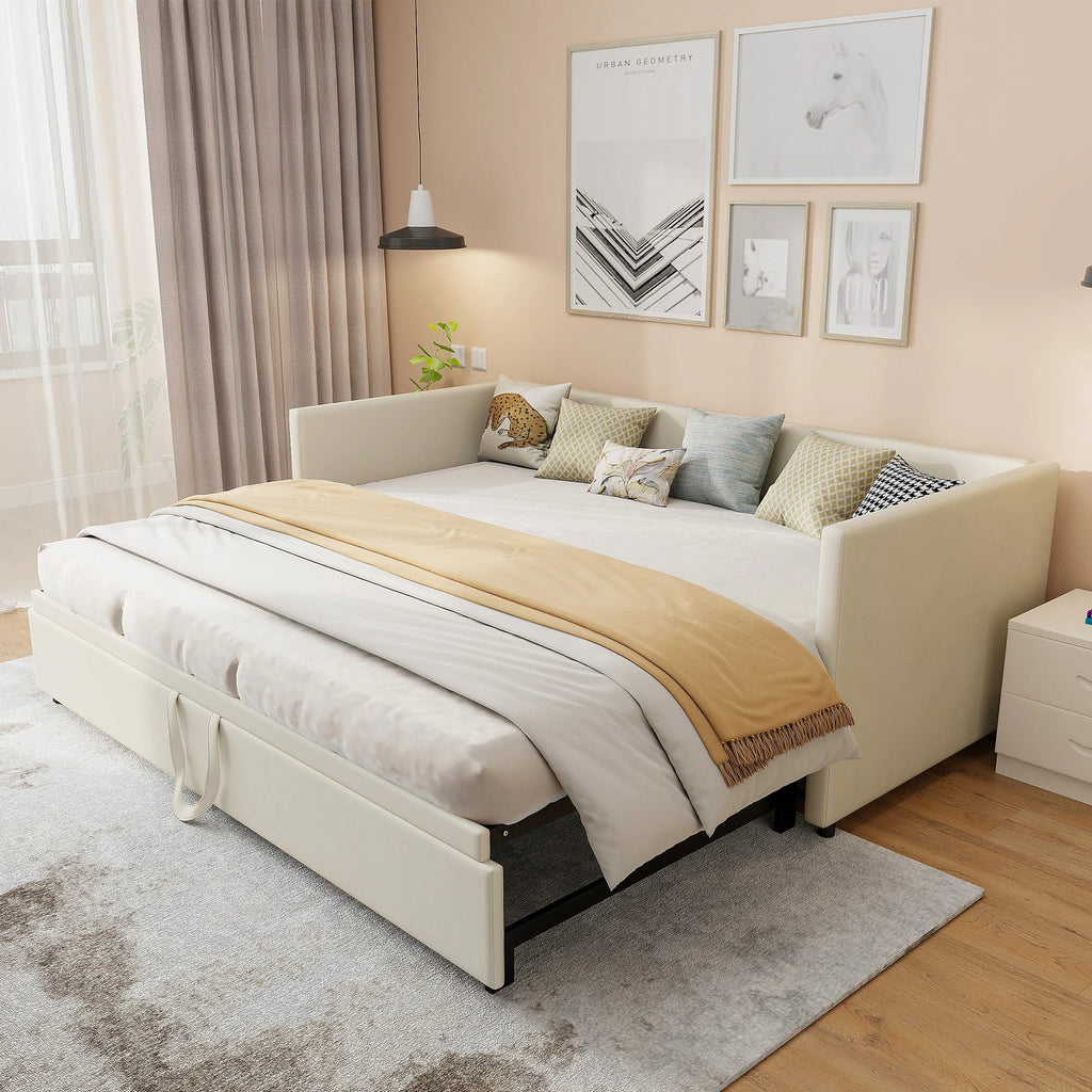 Sofá plegable Rosahqnda, 90/180*200 cm, sofá cama extraíble, sofá, cama tapizada, con somier de láminas, cama multifunción, tejido de terciopelo