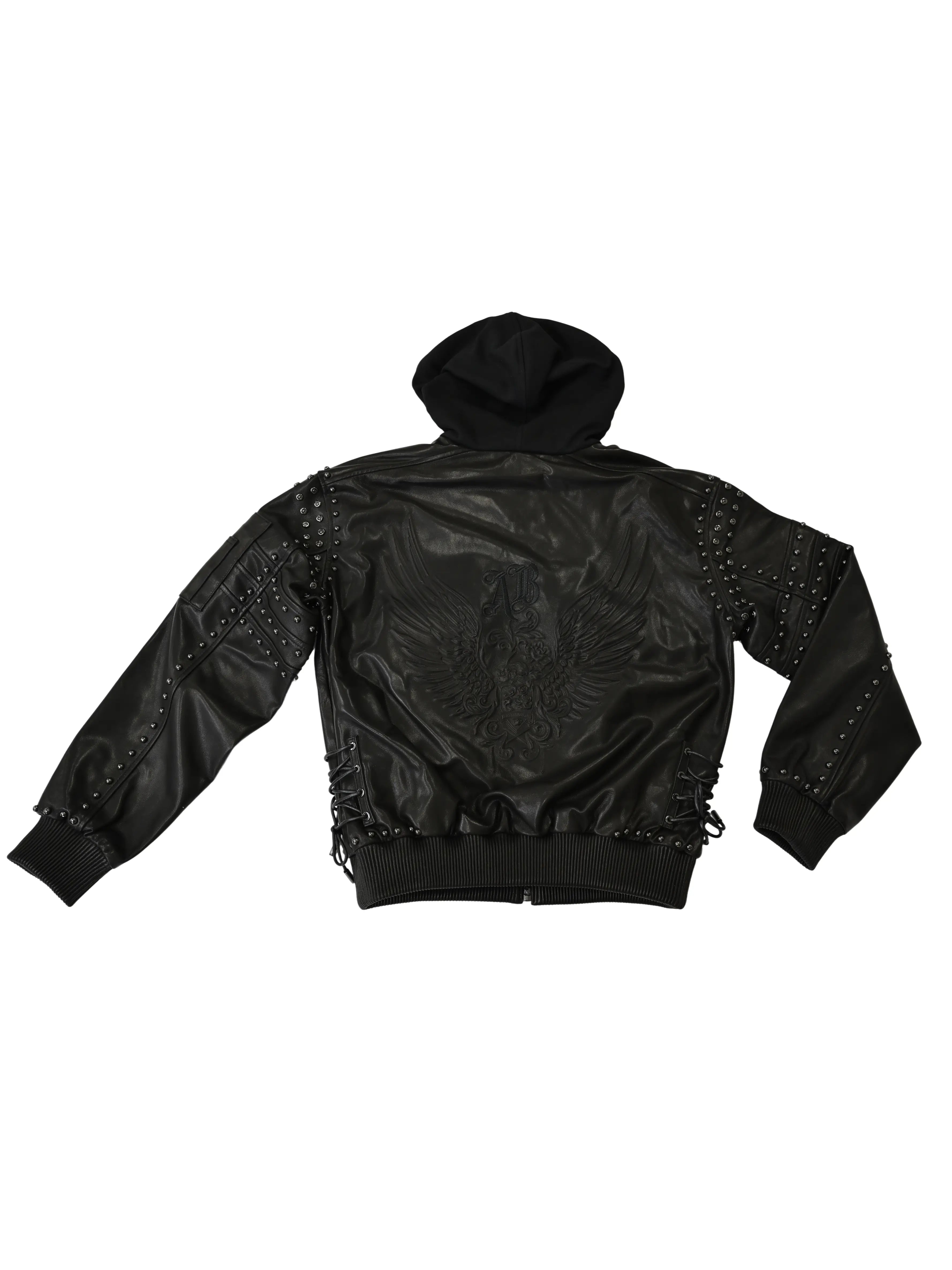 Leather Bomber Jacket